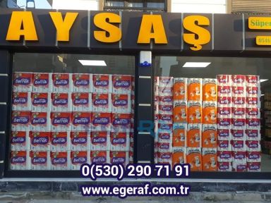 İzmir Menemen Aysaş Market Raf Sistemleri