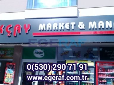 Menderes Akçay Market & Manav Duvar Reyonu Raf Sistemleri